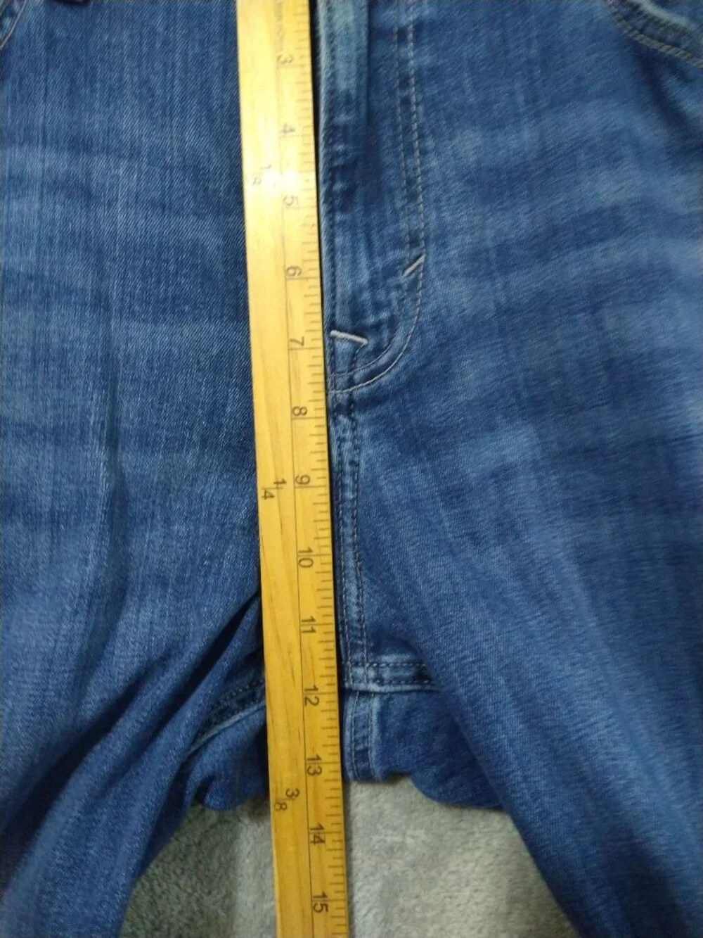 Banana Republic Jeans Mens 36x32 Blue Denim Traveler Straight Fit Stretch